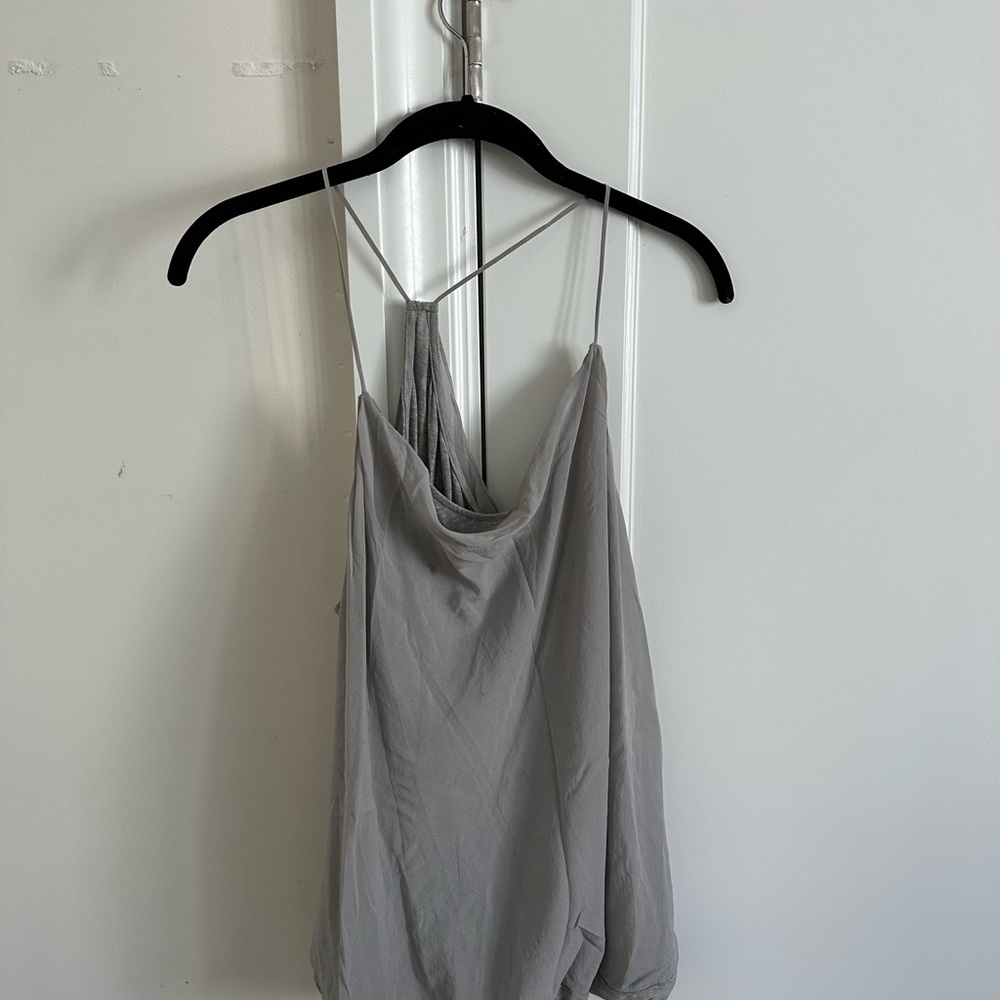 vince gray tank top size s